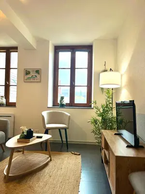 Coin salon dans l'établissement Côté Jardin