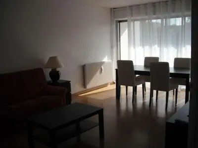 Coin salon dans l'établissement Apartment Aufenthalt für einige Nächte in Dijon by Interhome