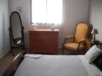 Un ou plusieurs lits dans un hébergement de l'établissement Apartment Aufenthalt für einige Nächte in Dijon by Interhome