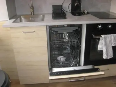 Cuisine ou kitchenette dans l'établissement Wine Studio