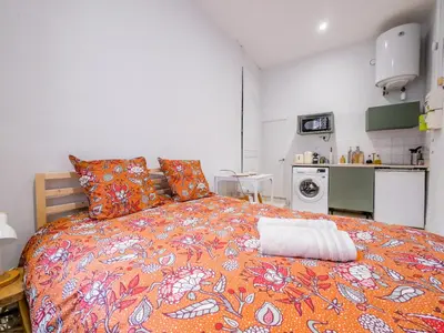 Cuisine ou kitchenette dans l'établissement Studio Chouette Dijon