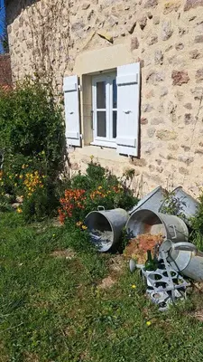 Jardin de l'établissement Maison la Bambine chambre nature