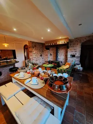 Nourriture dans la maison d'hôtes ou à proximité