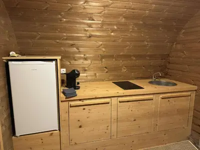 Cuisine ou kitchenette dans l'établissement Insolite, Familial en 3 étoiles, Truffe et Spa