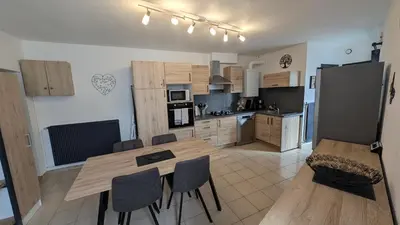 Cuisine ou kitchenette dans l'établissement Le Maréchal