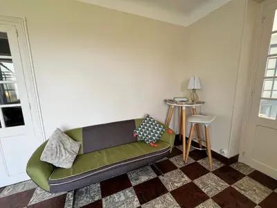 Coin salon dans l'établissement Au bord d'Arroux