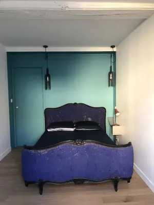 Coin salon dans l'établissement Au bord d'Arroux