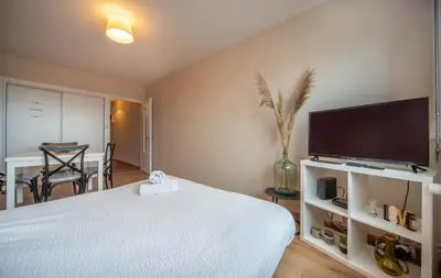 Télévision ou salle de divertissement dans l'établissement Mont Saint-Vincent