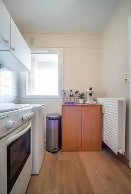 Cuisine ou kitchenette dans l'établissement Mont Saint-Vincent