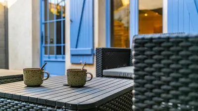 Coin salon dans l'établissement Patio Jeannin