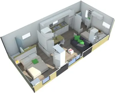 Plan de l'établissement Camping Du Paquier Fané
