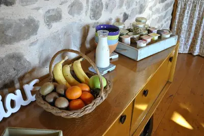 Nourriture dans la maison d'hôtes ou à proximité