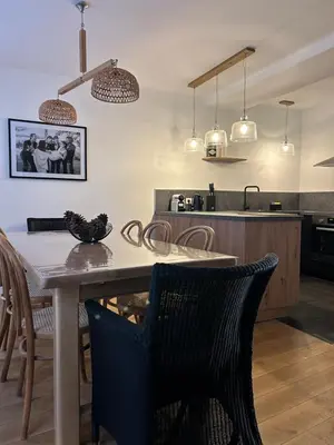 Cuisine ou kitchenette dans l'établissement Maison De Charme En Bourgogne