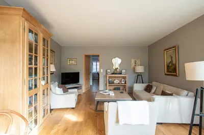 Coin salon dans l'établissement Maison De Charme En Bourgogne