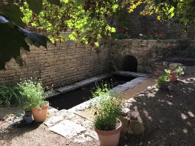 Jardin de l'établissement L'Escale en Bourgogne