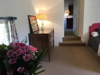 Un ou plusieurs lits dans un hébergement de l'établissement Maison d'Hôtes Chandon de Briailles