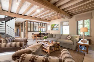 Coin salon dans l'établissement Le Clos du Verger