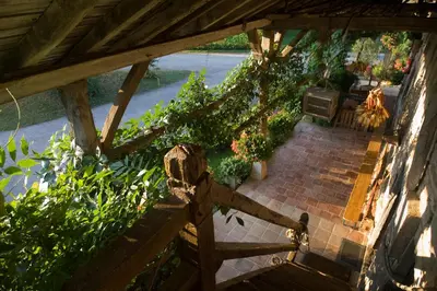 Jardin de l'établissement Ferme De Montalibord