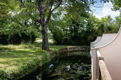 Jardin de l'établissement Hôtel La Gentilhommière