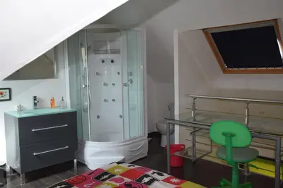 Salle de bains dans l'établissement la route des vins
