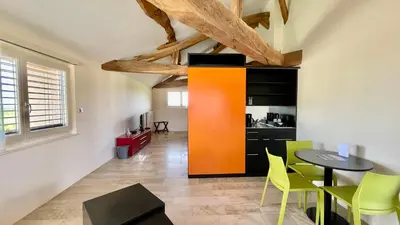 Cuisine ou kitchenette dans l'établissement Teritoria le Château de Besseuil