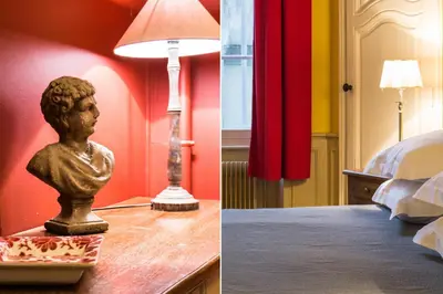Un ou plusieurs lits dans un hébergement de l'établissement Appartement Le Buffon