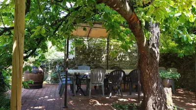 Jardin de l'établissement Chez Laurence