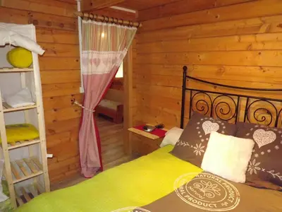 Un ou plusieurs lits dans un hébergement de l'établissement le chalet