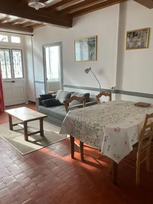 Coin salon dans l'établissement La maison de Jeannot
