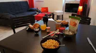 Nourriture dans l'appartement ou à proximité