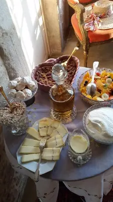 Nourriture dans le B&B/chambre d'hôtes ou à proximité