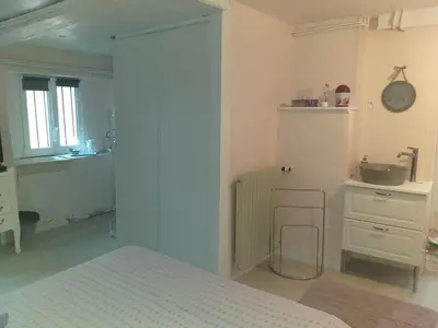 Un ou plusieurs lits dans un hébergement de l'établissement Chambres d'Hôtes Selon Morphee