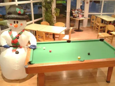 Billard dans l'établissement Fasthotel Well Inn Mâcon sud - un hôtel FH Confort