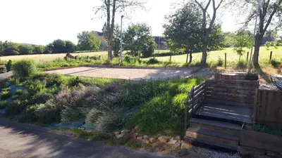 Jardin de l'établissement Hotel La Grotte