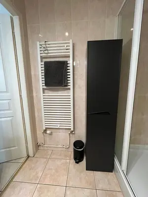 Salle de bains dans l'établissement Chez Barbara