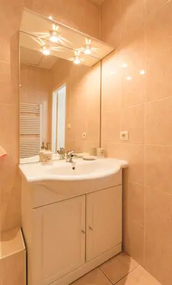 Salle de bains dans l'établissement Chez Barbara