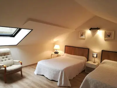 Un ou plusieurs lits dans un hébergement de l'établissement Gîte de la Forêt