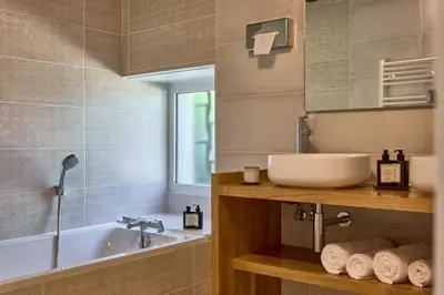Salle de bains dans l'établissement Maison Zugno Hôtel & Spa