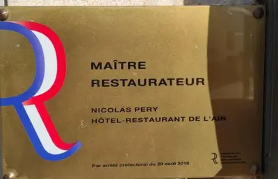 Certificat, récompense, panneau ou autre document affiché dans l'établissement Les Rives de l'Ain