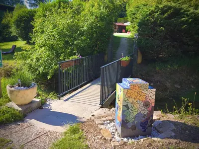 Jardin de l'établissement Domaine Du Moulin Vallée Heureuse