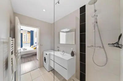 Salle de bains dans l'établissement Le Beau Carnot