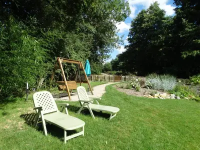 Jardin de l'établissement Chalets du pontot