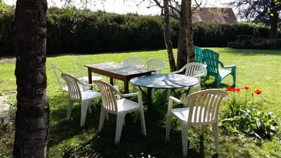 Jardin de l'établissement Gite de Chassigny