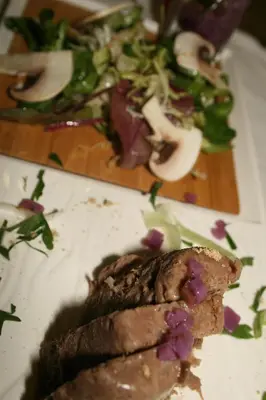Nourriture dans l'hôtel ou à proximité