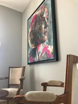 Coin salon dans l'établissement Chambres d'hôtes Vers la Croix