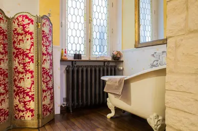 Salle de bains dans l'établissement Chambre d'hôtes Le Petit Tertre