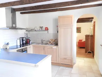 Cuisine ou kitchenette dans l'établissement Vergecosse