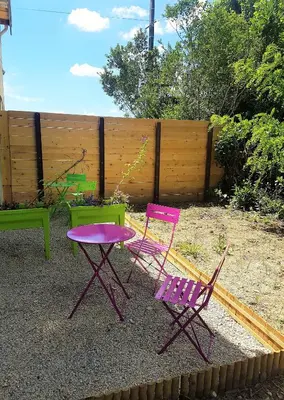 Jardin de l'établissement Agathe et Titi
