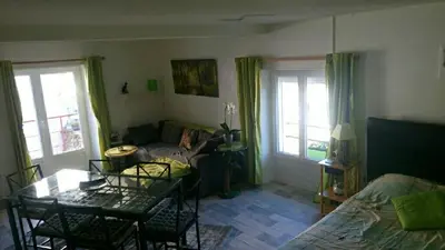 Coin salon dans l'établissement Appartement T1