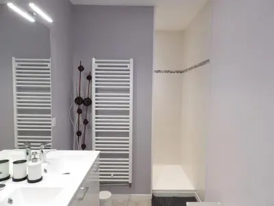 Salle de bains dans l'établissement Litdevin